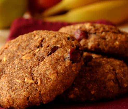 pumpkin spice cranberry cookie