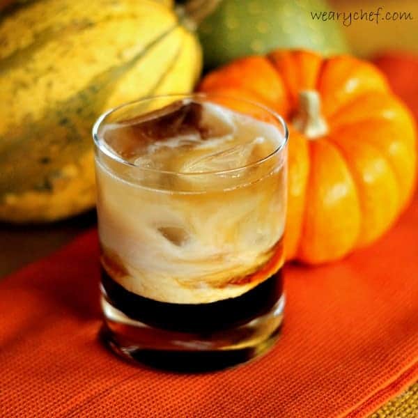 Pumpkin spice White Russian