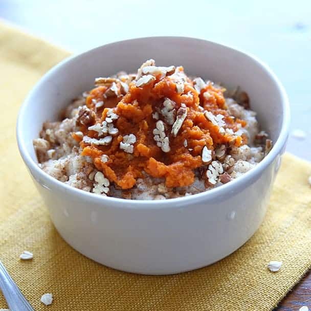 pumpkin spice oatmeal