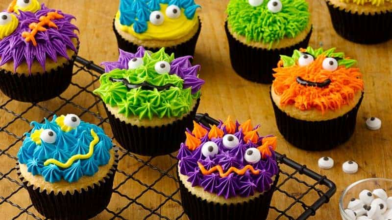 monster cupcakes