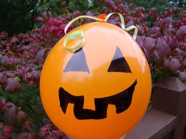 Pumpkin balloons