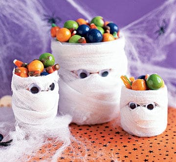 Mummy Halloween Candy Holder