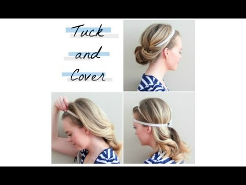 tuck and cover hair style