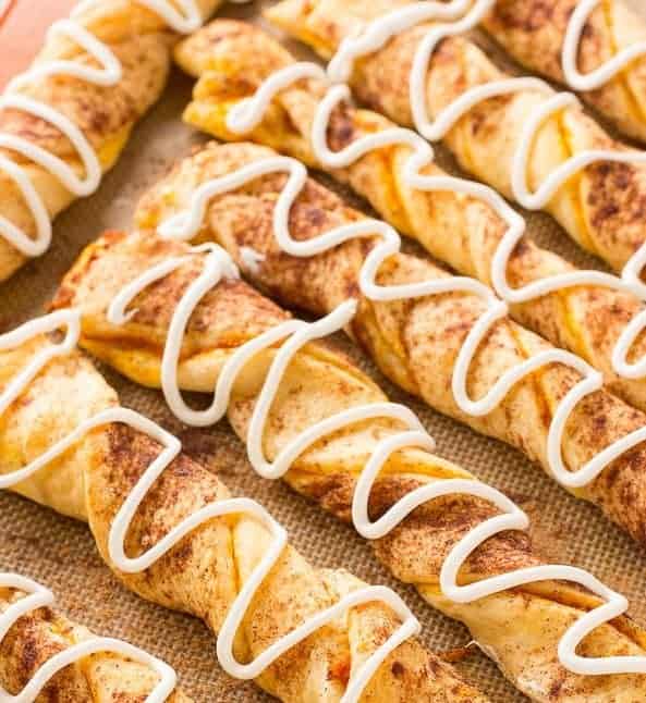 pumpkin pie twists