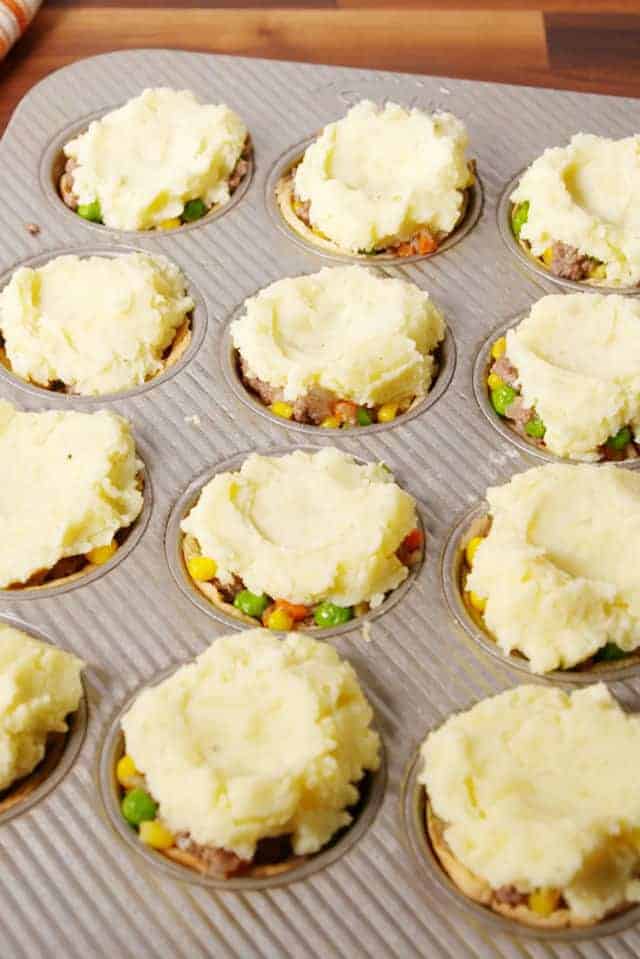 muffin tin shepards pie