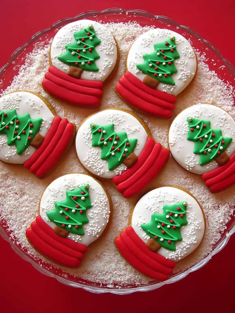 Snow globe cookies