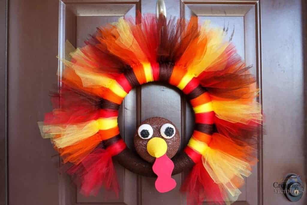turkey tulle wreath