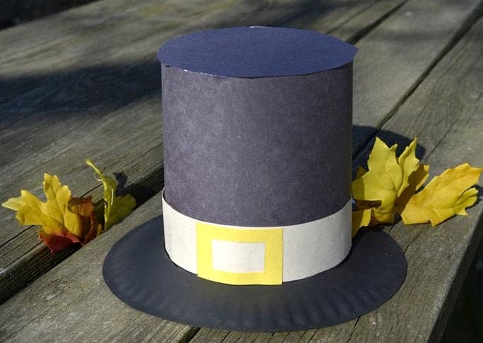 DIY pilgrim hat