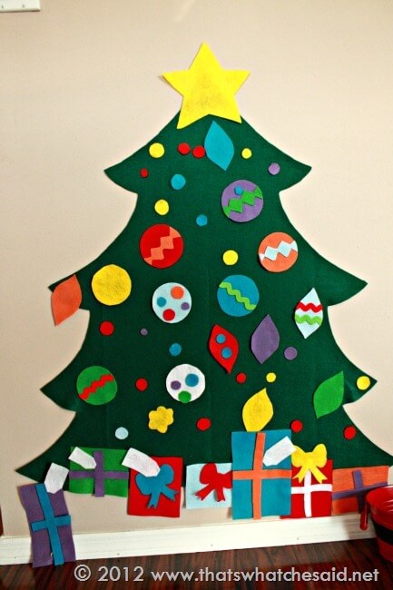 felt Christmas tree