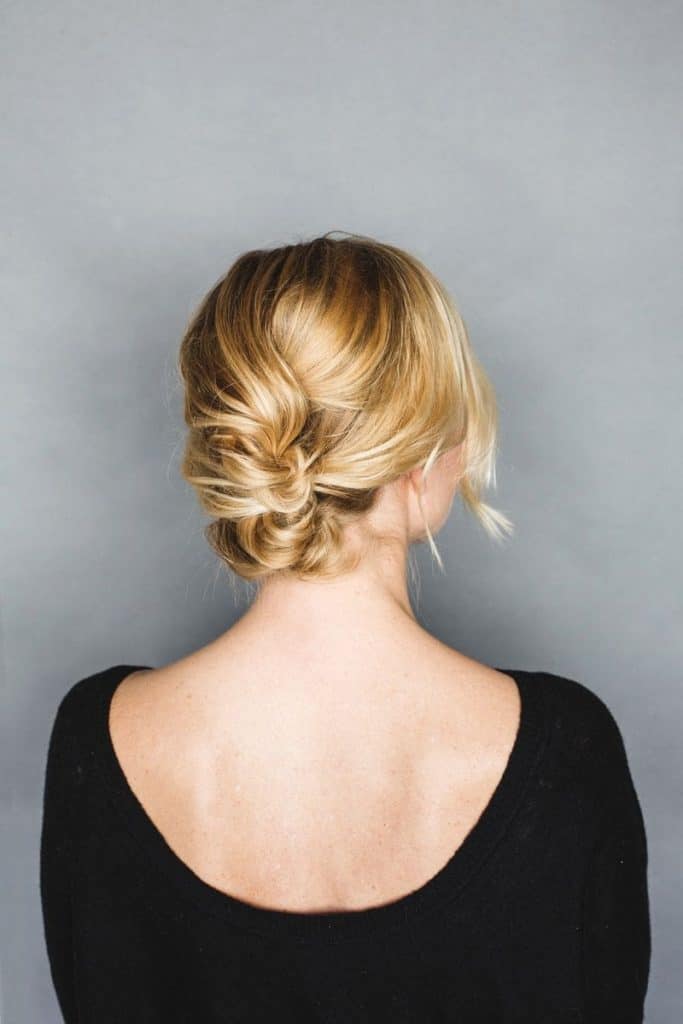 medium length hair updos