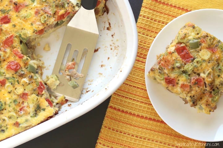 Farmers market breakfast casserole