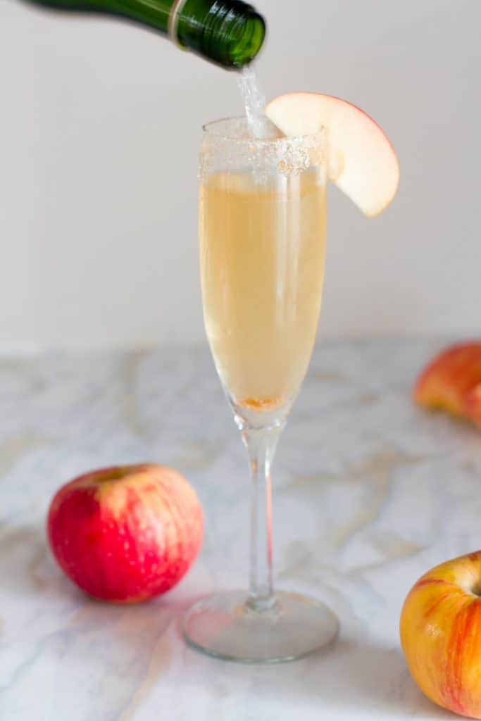 apple cider mimosa