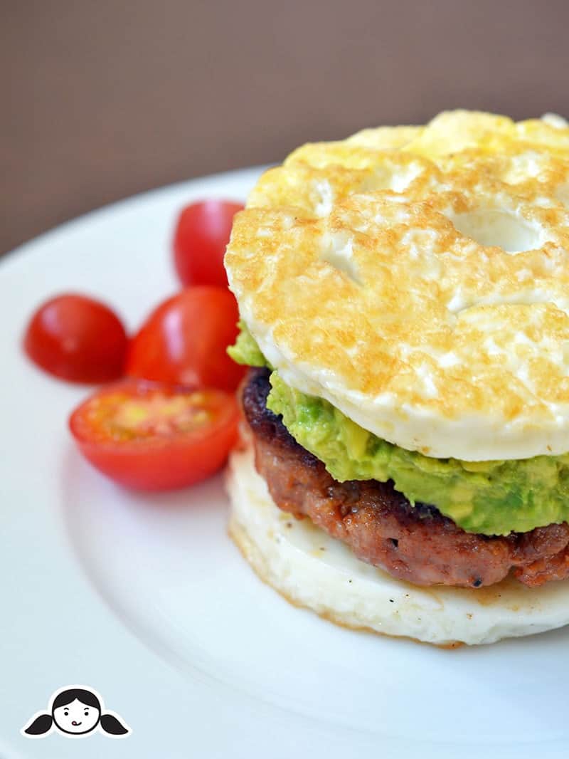 paleo sausage egg McMuffin