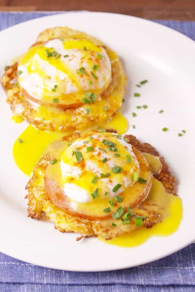 cauliflower eggs Benedict