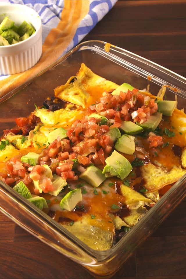 low carb breakfast enchilada