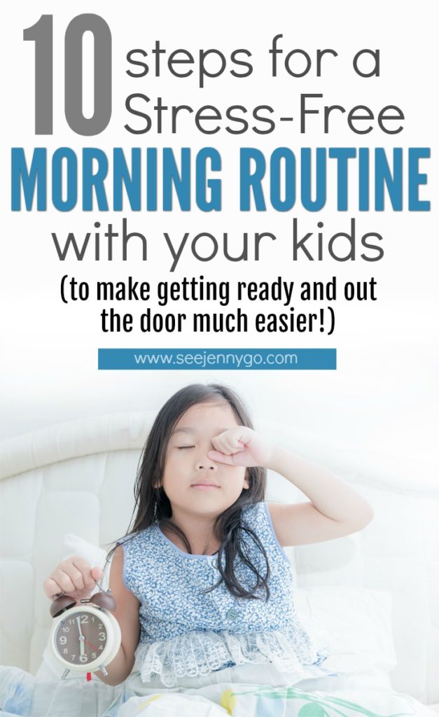 getting kids ready for school - morning routine with kids #parenting #tips #ideas #hacks #morning #routine #school #backtoschool #kids #children