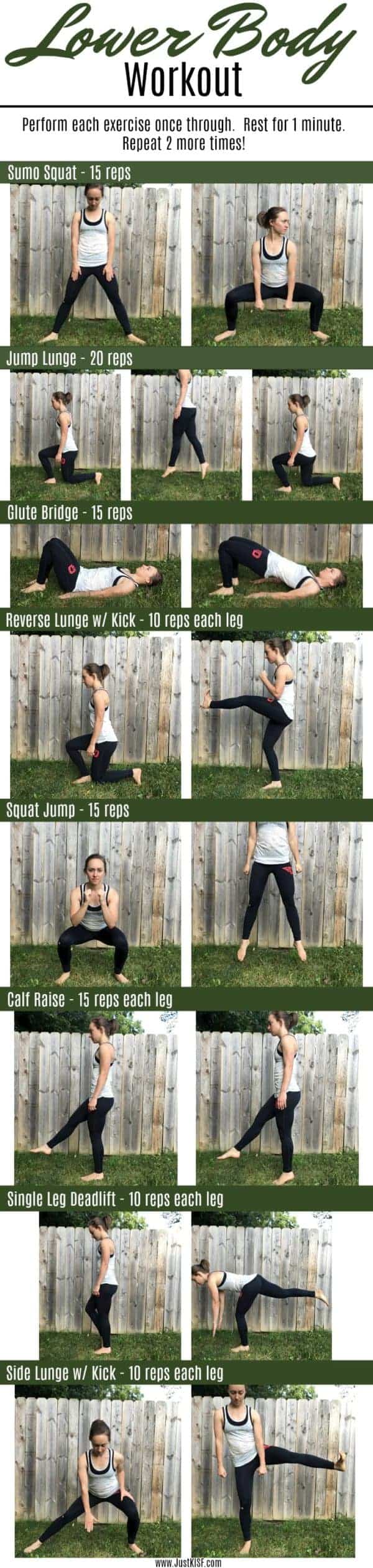 Lower body workout