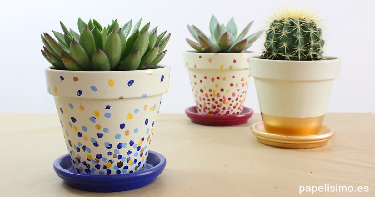 easy clay pots designs