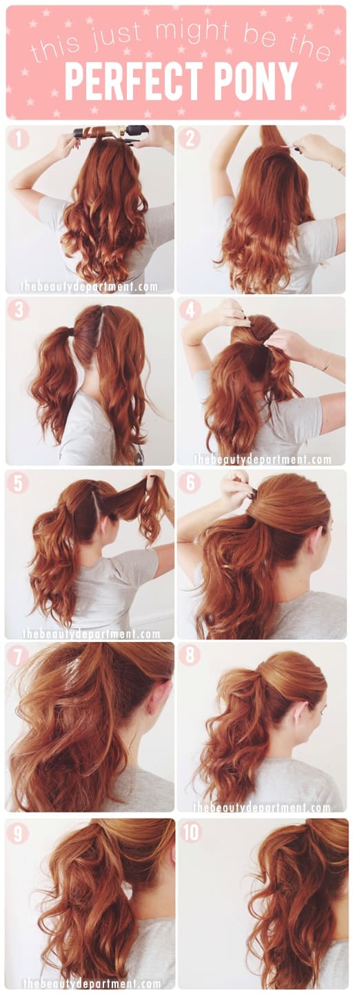 the perfect ponytail