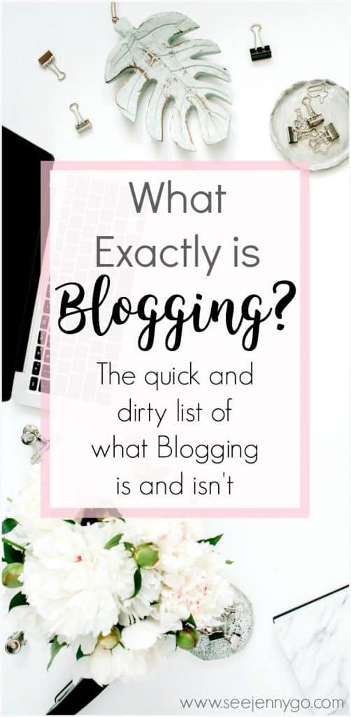 what is blogging