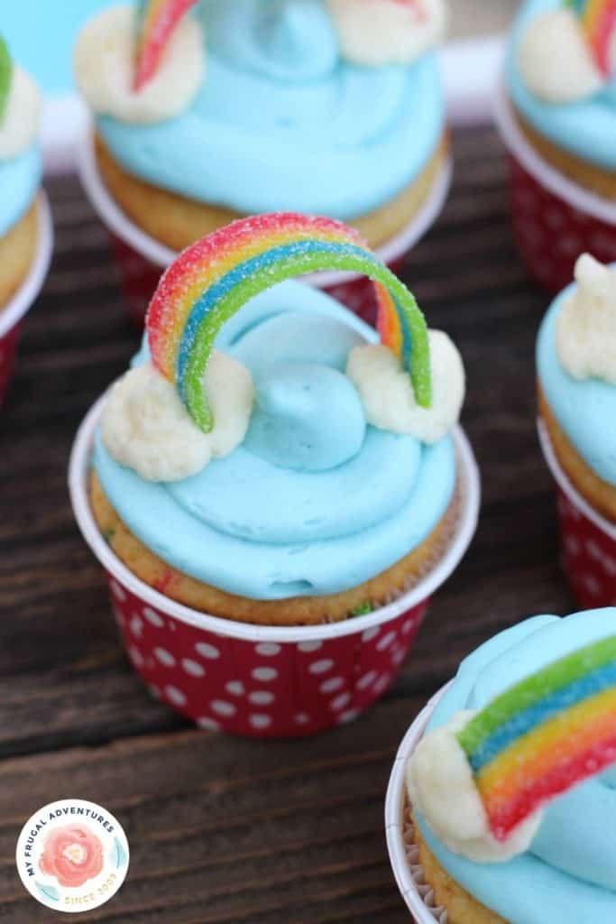 Rainbow-Cupcakes