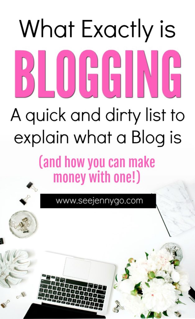 what is blogging