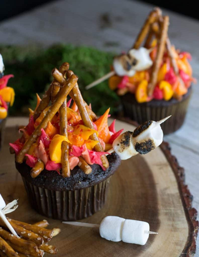 campfire cupcakes