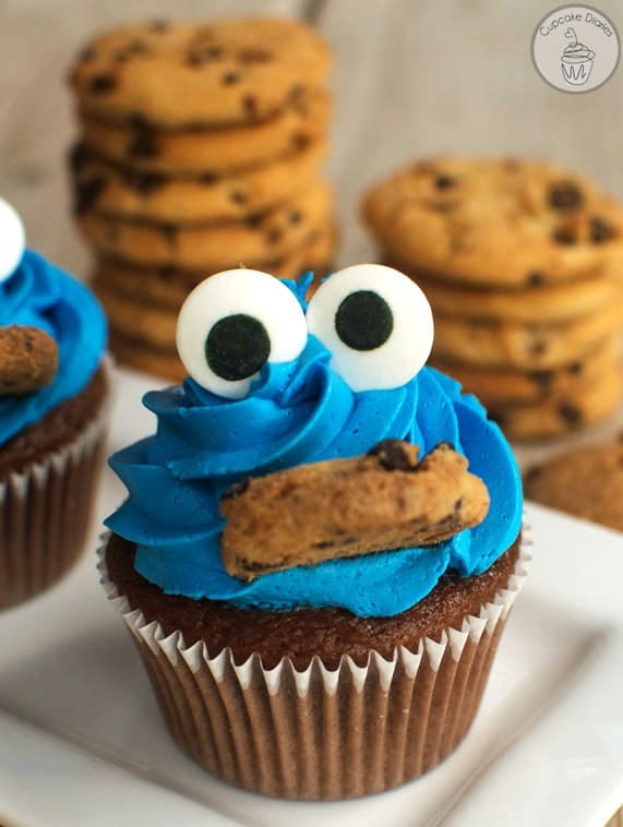 cookie-monster-cupcakes