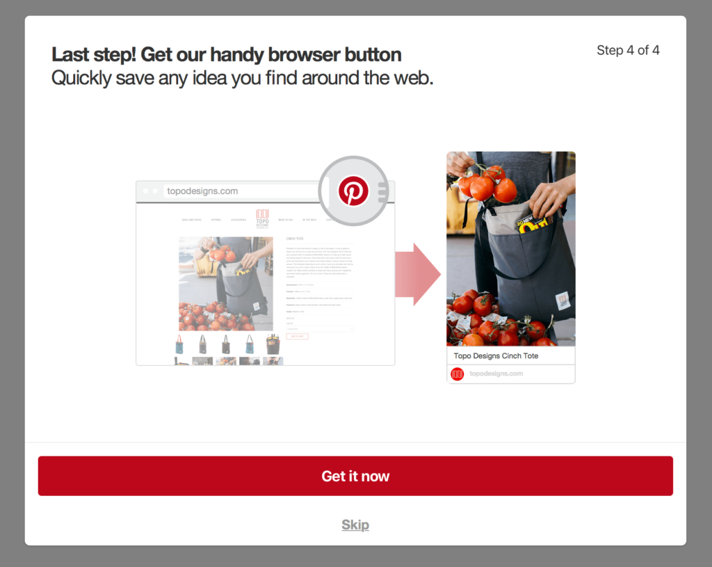 create a pinterest account for blogs