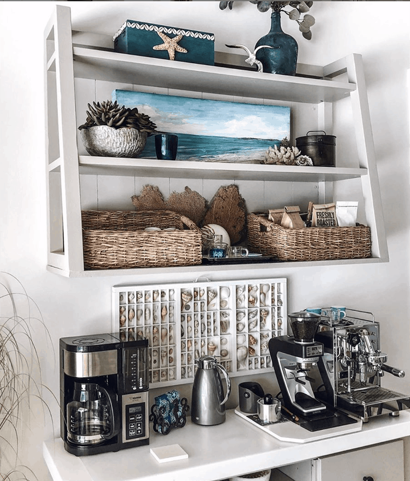 How to Create a Coffee Bar in Your Home - Coastal Cheryl