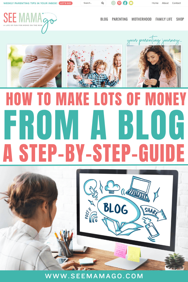 How to Make Lots of Money from a Blog: A Step-by-Step Guide. Blogging. Blog. Make Money. How To. 